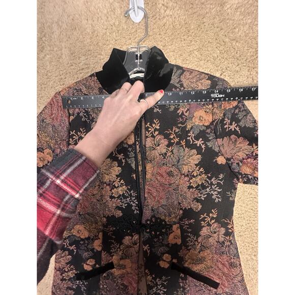 Soft Surroundings Westbury Garden Metallic Jacquard Jacket Blazer Sz Petite M - Picture 14 of 16